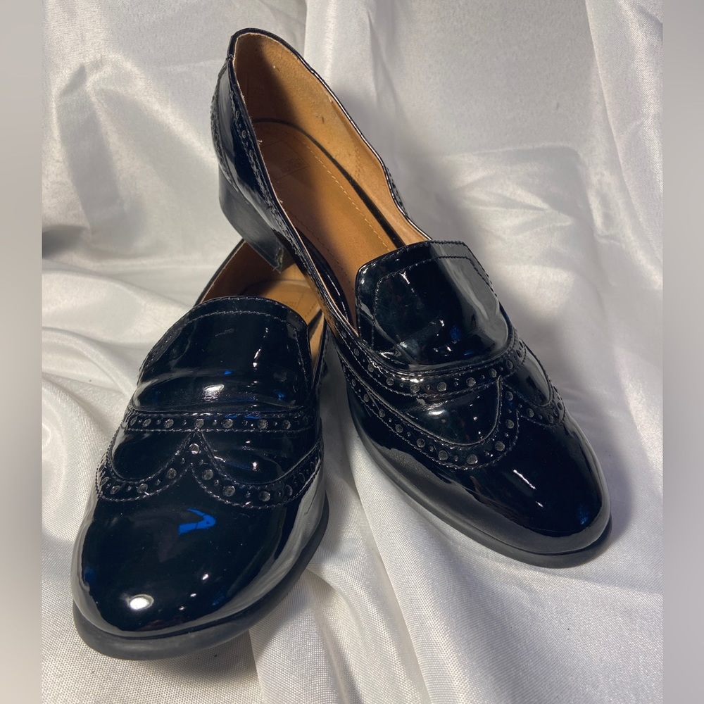 Patent Leather Flats- menswear look